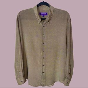 Ralph Lauren The Collection silk button down